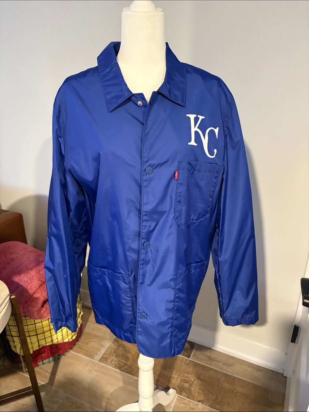 Signature by Levi Strauss Blue KC Coaches Jacket